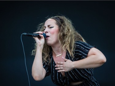 Renee Landry, performing at Bluesfest in Ottawa on Saturday.