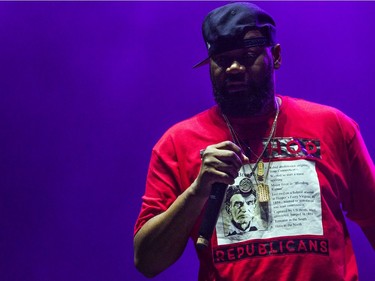 Wu-Tang hit the City Stage after a delay due to weather at Bluesfest, Saturday, July 13, 2019.