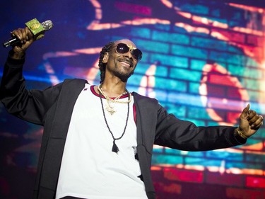 Snoop Dogg played on the City Stage at Bluesfest, Saturday, July 13, 2019.