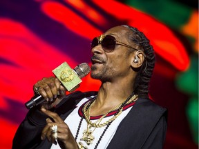 Snoop Dogg playing at Bluesfest in 2019.