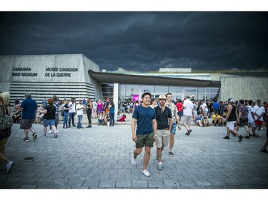 Bands were called off all the stages due to severe weather in the area during Bluesfest, Saturday, July 13, 2019.