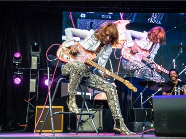 Sue Foley performing at RBC Bluesfest in Ottawa on Saturday, July 9 2019.