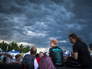 Bands were called off all the stages due to severe weather in the area during Bluesfest, Saturday, July 13, 2019.