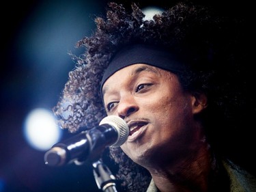 K'Naan performs on the City Stage during Bluesfest, Saturday, July 13, 2019.
