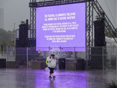 Bluesfest is delayed once again on Day 7 of RBC Bluesfest. Photo by Wayne Cuddington/ Postmedia