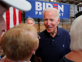 Democratic 2020 U.S. presidential candidate and former U.S. Vice President Joe Biden