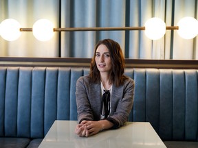 Singer-songwriter Sara Bareilles poses for a portrait following an interview with the National Post in Toronto, Ont., Friday, June 21, 2019.
