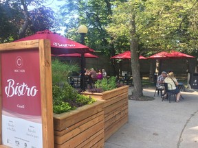 The NCC's Confederation Park Bistro, one of three planned for this summer, has opened to rave reviews.