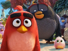 Jason Sudeikis, Danny McBride and Josh Gad star in The Angry Birds Movie 2 (2019).