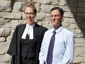 Deep River lawyer Jodie Primeau (left) represented Martial Laverdure in his second trial for dangerous driving causing death held this past June in Pembroke Superior Court. The charge was dismissed in a ruling Aug. 28.