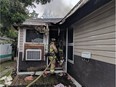 Ottawa fire at a mobile home fire on Mitch Owens Drive Saturday.