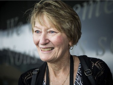 Theresa Charbonneau, mother of the late Cpl Andrew Paul Grenon at the rededication ceremony of the Kandahar Cenotaph in the Afghanistan Memorial Hall at the National Defence Headquarters