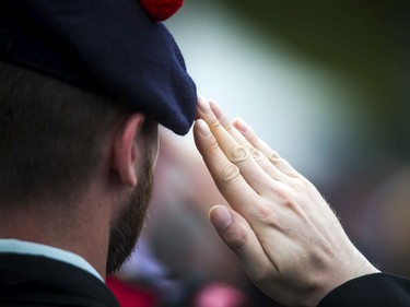 The Canadian Armed Forces paid tribute to Canada's Fallen in Afghanistan during a rededication ceremony of the Kandahar Cenotaph in the Afghanistan Memorial Hall at the National Defence Headquarters, Saturday, August 17, 2019.