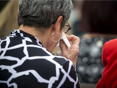 The rededication ceremony brings tears for Canada's fallen in Afghanistan.