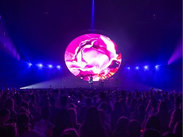 Shawn Mendes performed Sunday at the Canadian Tire Centre.