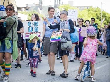 The Ottawa Dyke March 2019 took place on Saturday starting at the Canadian Tribute to Human Rights on Elgin.