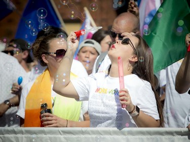 There was a huge turn out for the Capital Pride Parade on Sunday.