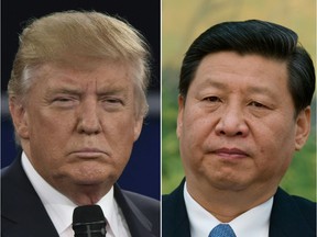 US President Donald Trump and China's leader Xi Jinping