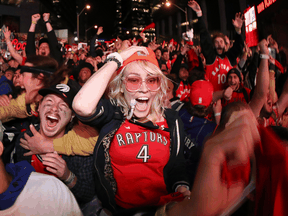 A bump in sports merchandise sales "coincided" with the Toronto Raptors playoff run, and gave a lift to overall retail spending numbers, according to Statistics Canada.