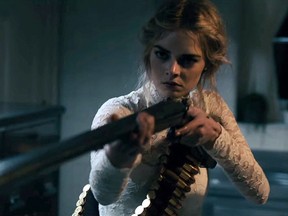 Samara Weaving in Ready or Not (2019).