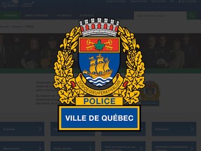Crest for the Service de police de la Ville de Québec.