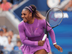 Serena Williams of the United States during her round three match against Karolina Muchova of the Czech Republic on day five of the 2019 U.S. Open, Aug. 30, 2019.