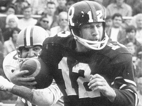 Russ Jackson won three Schenley awards as the CFL's most outstanding player and four more as top Canadian during his 12 seasons as a Rough Rider between 1958 and 1969.