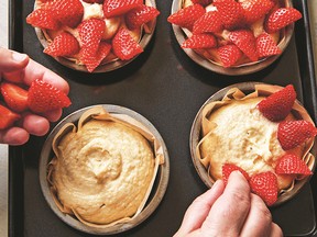 Strawberry ricotta cakes from Honey & Co.: At Home.