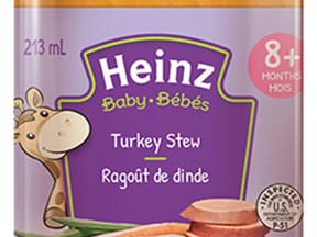 Kraft Heinz Canada is recalling Heinz brand Turkey Stew 8+ Months baby food from the marketplace due to the presence of insects