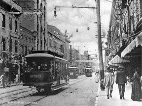Sparks Street circa 1900: We used to have streetcars in the nation's capital.