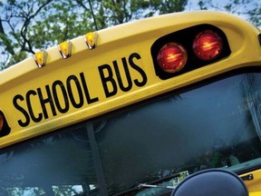 The province has announced it will put new measures in place to allow evidence gathered from school bus stop-arm cameras to be used in court. MARK RIBBLE / POSTMEDIA NETWORK