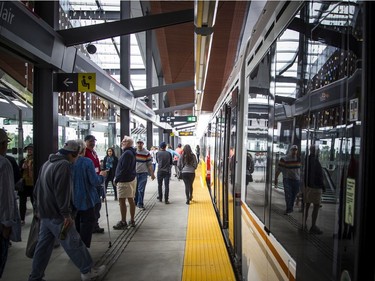 Day two of the light-rail transit had commuters and the general public out checking out the LRT system at the Blair Station, Sunday September 15, 2019.