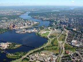An artist's depiction that was part of the public consultation process for proposed redevelopment of LeBreton Flats.