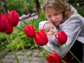 Anja Van Beek, one of those killed in the Westboro bus crash, is shown with her niece Charlotte in Ottawa in 2011.