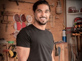Former CFL player turned handyman and HGTV star Sebastian Clovis was first introduced to carpentry and building when he was 15.
