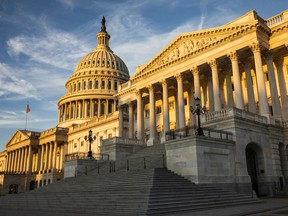 The rising sun illuminates the United States Capitol Building on September 19, 2019 in Washington, DC. Acting Director of National Intelligence Joseph Maguire is set to meet with members of the House Intelligence Committee over a recent whistleblower complaint against President Donald Trump by an intel analyst.