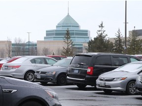 The DND parking lot at the Carling campus off Moodie Drive:  Connections to light rail don’t seem to be a factor when the federal government looks at where jobs should go,