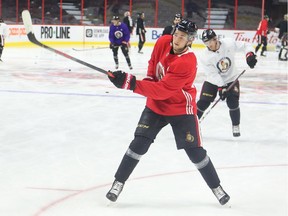 The Senators tried Logan Brown, above, on a line with Mikkel Boedker on Wednesday night in Vancouver.
