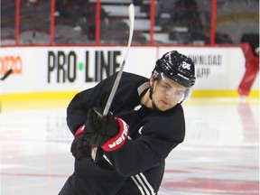 Erik Brannstrom of the Ottawa Senators.