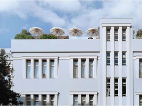 The Norman Hotel is a good example of Bauhaus architecture in Tel Aviv's White City.