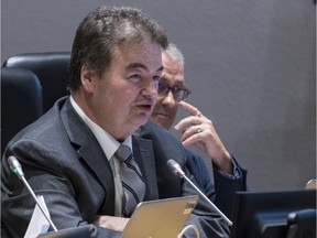 Ottawa councillor Rick Chiarelli during a council meeting where the Chateau Laurier expansion was on the agenda. July 10, 2019.