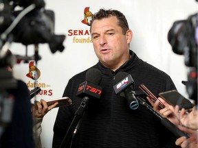 Sens Head Coach D.J. Smith