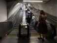 The longest escalator associated with a transit system in Canada at the Rideau Station in Ottawa.