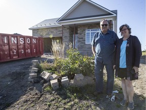 Brigid and Ken Whitnall lost their house in the 2018 Dunrobin tornado. The new one is almost finished and they hope to move in at the end of October.