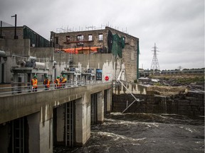 A preview of the generating station at Chaudière Falls on Saturday, part of Green Energy Doors Open.