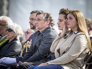 The Police and Peace Officers' 42nd annual Memorial Service was held Sunday, Sept. 29, 2019, on Parliament Hill. Correctional Officer Lesa Zoerb, who died in the line of duty, was represented by her daughter Keara Zoerb (right), her son Russell Zoerb and their father Dave Zoerb.