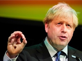 Britain's Prime Minister Boris Johnson: At the centre of a political maestrom.