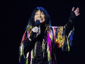 Buffy Sainte-Marie at the 2017 JUNO Awards held at Canadian Tire Centre Sunday April 2, 2017.