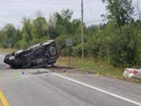 A woman has been killed in a 3 vehicle crash on March Rd, east of Almonte.