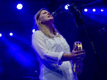 Geraldine Hollett fronting The Once at CityFolk at Lansdowne Park on Thursday September 12, 2019. Errol McGihon/Postmedia